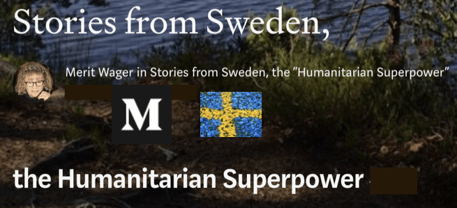 Stories from Sweden, the Humanitarian Superpower # 12