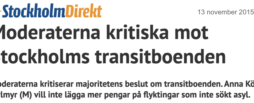 Självsvåldigt politiskt agerande i Stockholm fortsätter