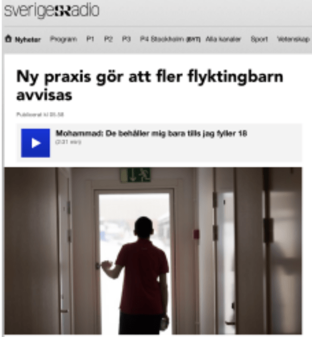 Att en asylsökande är – eller utger sig för att vara – minderårig är inte skäl för att han ska beviljas uppehållstillstånd i Sverige