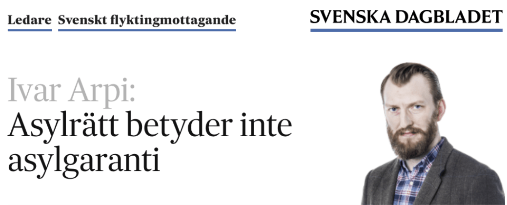 Varför är det så svårt att förstå att det faktum att man tagit sig till Sverige och resan var svår och/eller att man är minderårig inte är detsamma som att man har asyl- eller skyddsskäl?