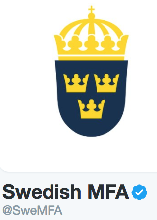 Ännu en märklig twitterruta till världen från Swedish MFA