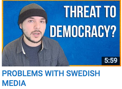Det är knappast Tim Pool som är ett hot mot demokratin. Den titeln kan många journalister och andra i Sverige göra betydligt större anspråk på.