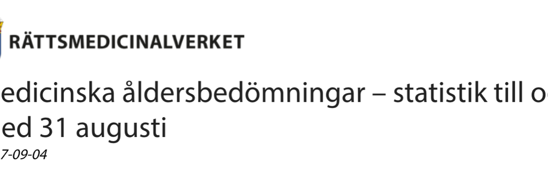Bedrägerierna avslöjas – 83 procent av de åldersbedömda asylsökande ”barnen” är äldre än 18 år