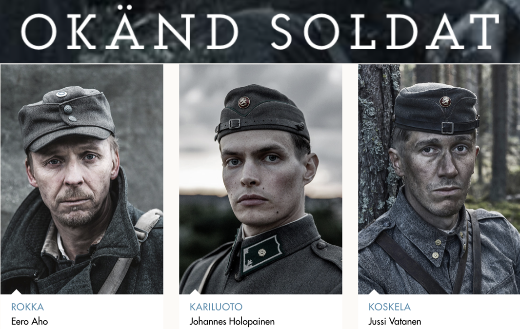 Finland. Specialvisning av storfilmen Okänd soldat.