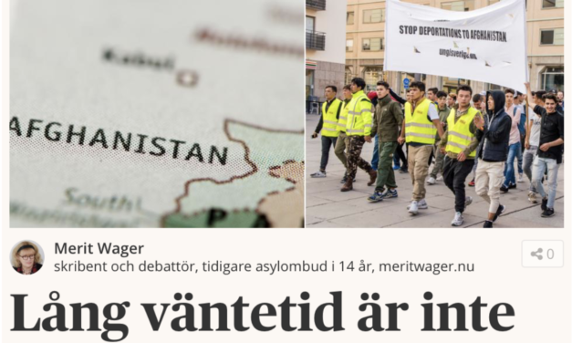 Om att lång väntetid inte är asylgrundande och om att det inte är Sveriges skyldighet att försörja och bosätta personer som fått avslag på sina asylansökningar