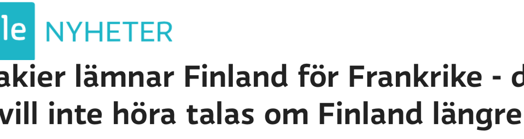 Finland. ”I Frankrike fick nästan 80 procent av irakierna asyl år 2016, i Finland endast 20 procent.”
