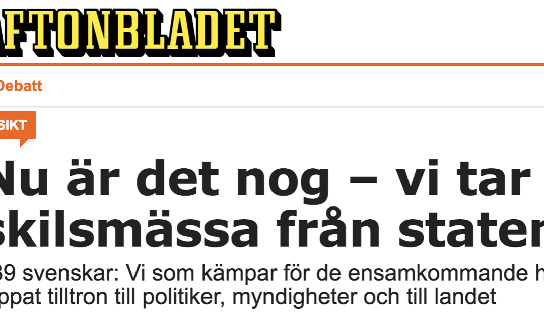 En ny myndighet behövs: STASK.