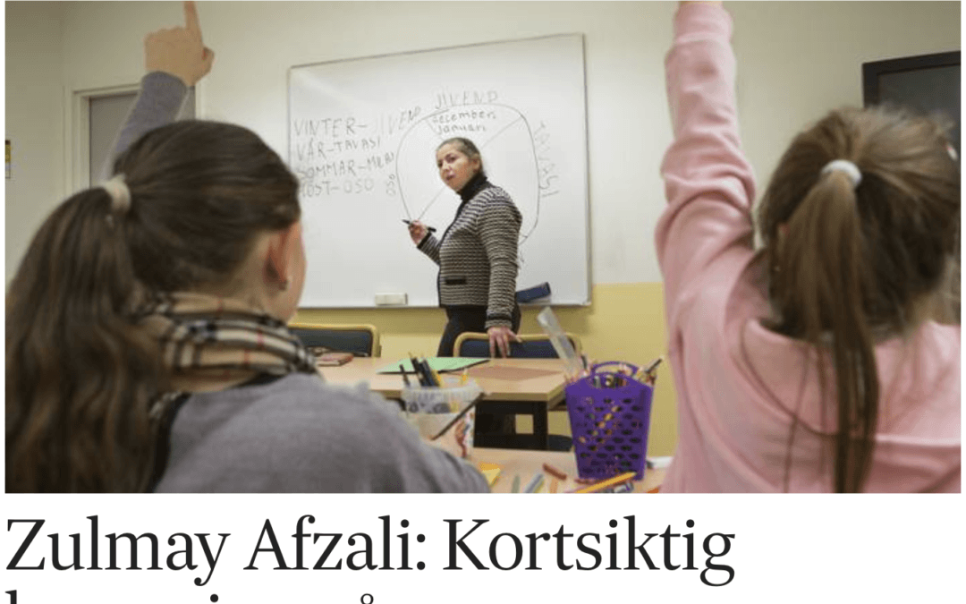 ”Att exempelvis dela ut datorer och läsplattor i tron att det ska få eleverna att studera mer effektivt är feltänkt.”