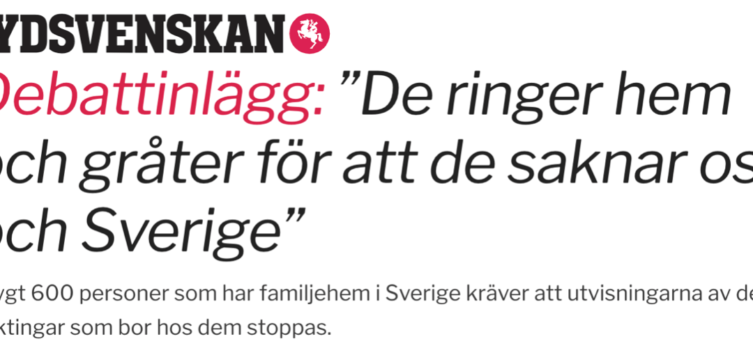 När ska detta ta slut? Det handlar om vuxna afghanska män utan asylskäl som söker ett bättre liv, inte om barn som flytt från krig! Och Sverige har inte ”bättre liv”-invandring.