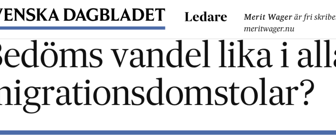Det är stötande om olika enheter inom Migrationsverket ser olika på frågan om huruvida män utan asyl- eller skyddsskäl ska ges förmånen att få studera här, dessutom bekostat av invånarna i det land de valt att begå brott i.