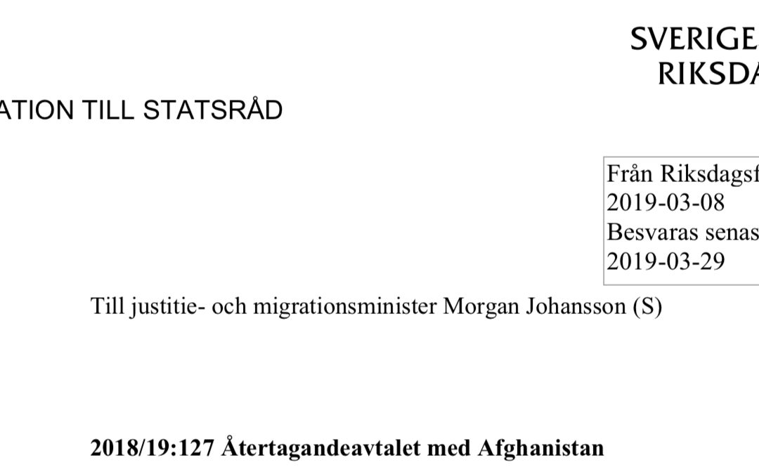 Rena villervallan i Sveriges riksdag när Vänsterpartiet går emot asylprocess som de själva velat ha
