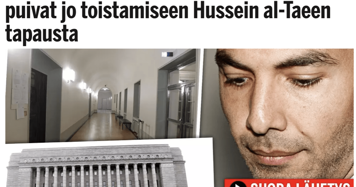 Finland. Socialdemokraterna tar upp fallet Hussein al-Taee på nytt.