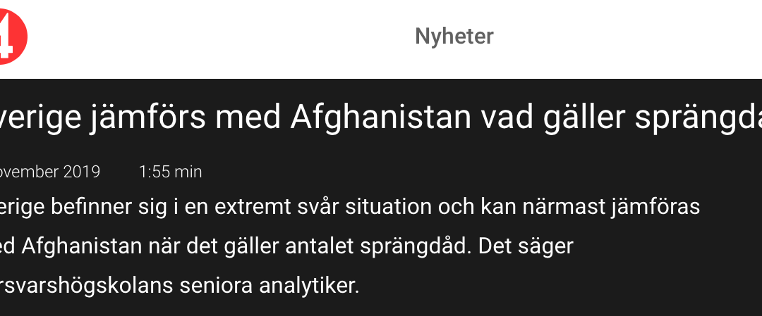 Om ”inbördeskrigsliknande situationer” – igen