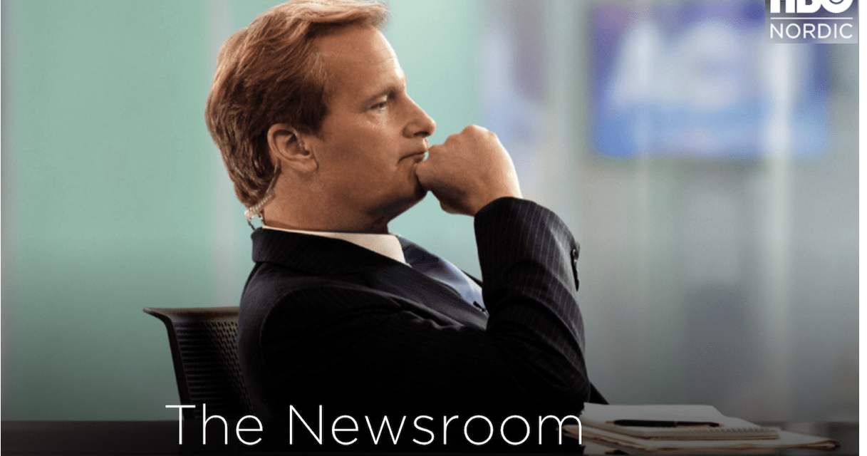 Finland.  Och den amerikanska serien The Newsroom på HBO.