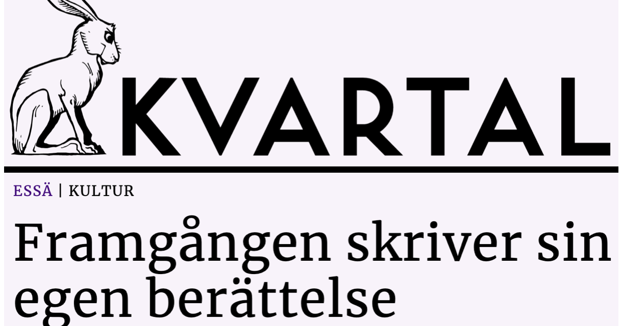 Läsvärt på sajten Kvartal: ”Svenskarna ser att invandringsvågen av okvalificerade människor från kulturer som är så långt borta från den svenska som det går att komma på värderingsskalan, innebär mindre av allt.”