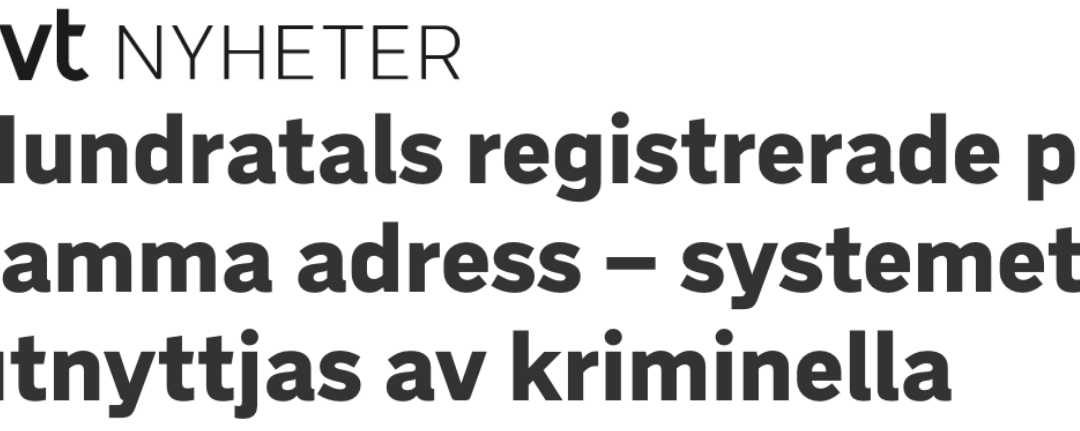 Om samordningsnummerfusket och -bedrägerierna igen, väl kända sedan mer än ett decennium.
