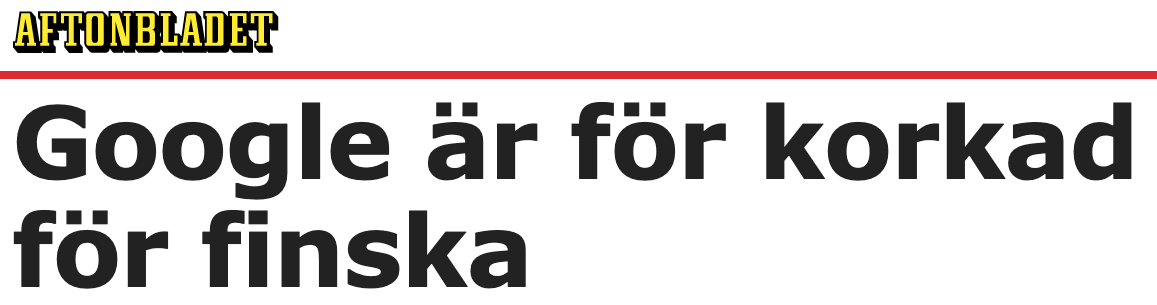 Finland. För att svenska medier och andra ska kunna följa vad som händer i Finland och rapportera om det, måste de ha hjälp av finskspråkiga personer.