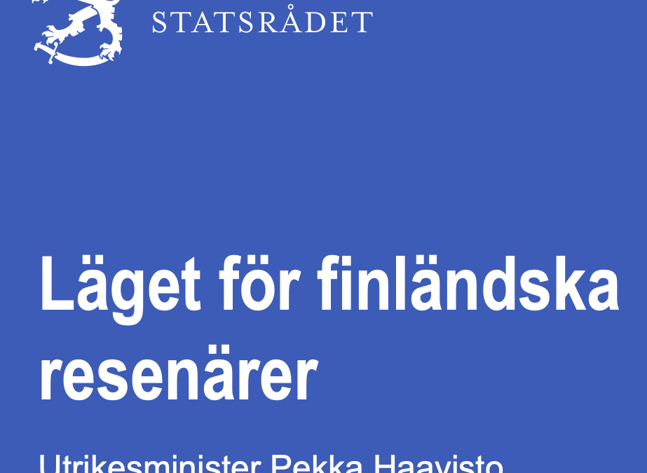 Finland. Notera erbjudandet: ”Också medborgare i andra nordiska länder och EU-länder kan använda flygen för att resa hemåt.”