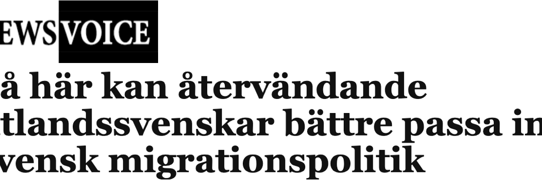 Behandlingen av landets egna ursprungsmedborgare som vill flytta hem efter att ha bott i länder utanför EU behöver förändras