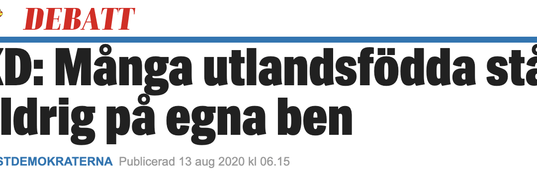 Sverige måste, trots att landet inte behövt kämpa för sin frihet i krig, skaffa sig åtminstone basal självbevarelsedrift