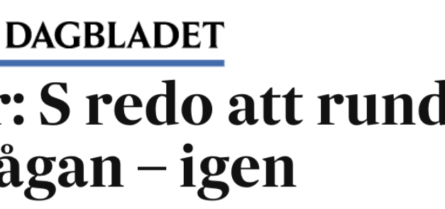 Oklart hur många och vilka som vistas i Sverige illegalt. Och: Håll Miljöpartiet och Centerpartiet borta från asyl- och migrationsområdet!