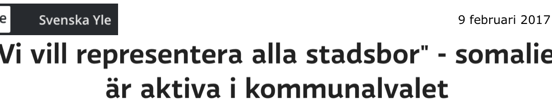 Finland. ”Det är en integrationsfråga att du följer med hur systemet fungerar i din egen hemkommun.”