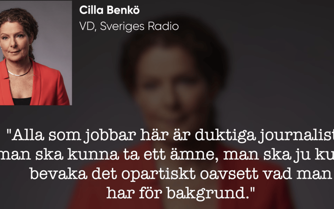 Sveriges Radios vd: ”Alla som jobbar här är duktiga journalister”.
