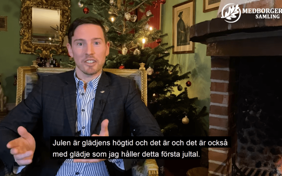 Ilan Sadé, Medborgerlig samlings partiledare, höll sitt första jultal.