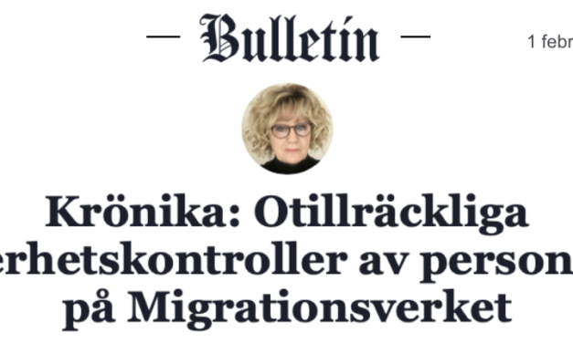 Har den svenska statliga myndigheten Migrationsverket alltså krigsplacerat icke svenska medborgare?!