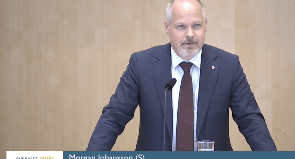 Justitie- och migrationsminister Morgan Johansson: ”Sedan kriget i Syrien har Sverige gett skydd åt 180.000 och det är jag stolt över.”