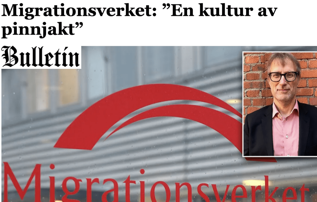 Vidare om allvarliga brister i Migrationsverkets viktiga migrationshantering.