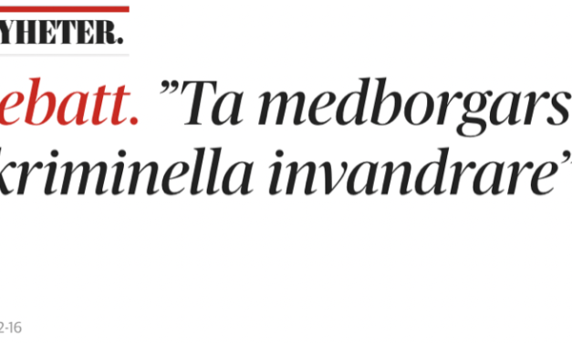 Om återkallande av svenskt medborgarskap. Sverige vägrar införa en sådan möjlighet som finns i de flesta (kanske alla?) EU-länder.