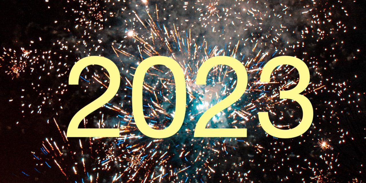 Nyårstextkavalkad 2023. Texter publicerade i början av varje nytt år under 18 år (2006 – 2023).