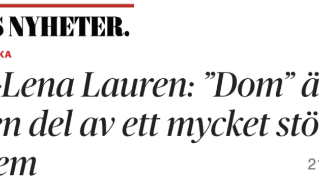Anna-Lena Laurén i Dagens Nyheter: ”Ett språk som är fullt av omedvetna fel är mycket svårare att förstå och tar längre tid att läsa. Man är tvungen att gissa sig till vad vederbörande egentligen vill.”