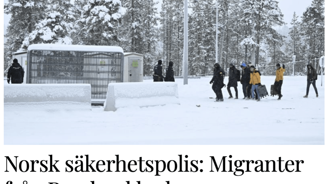 Finland. Skyddspolisen bekräftar att det ”bland migranter från Ryssland fanns personer med uppdrag från främmande underrättelsetjänster”.