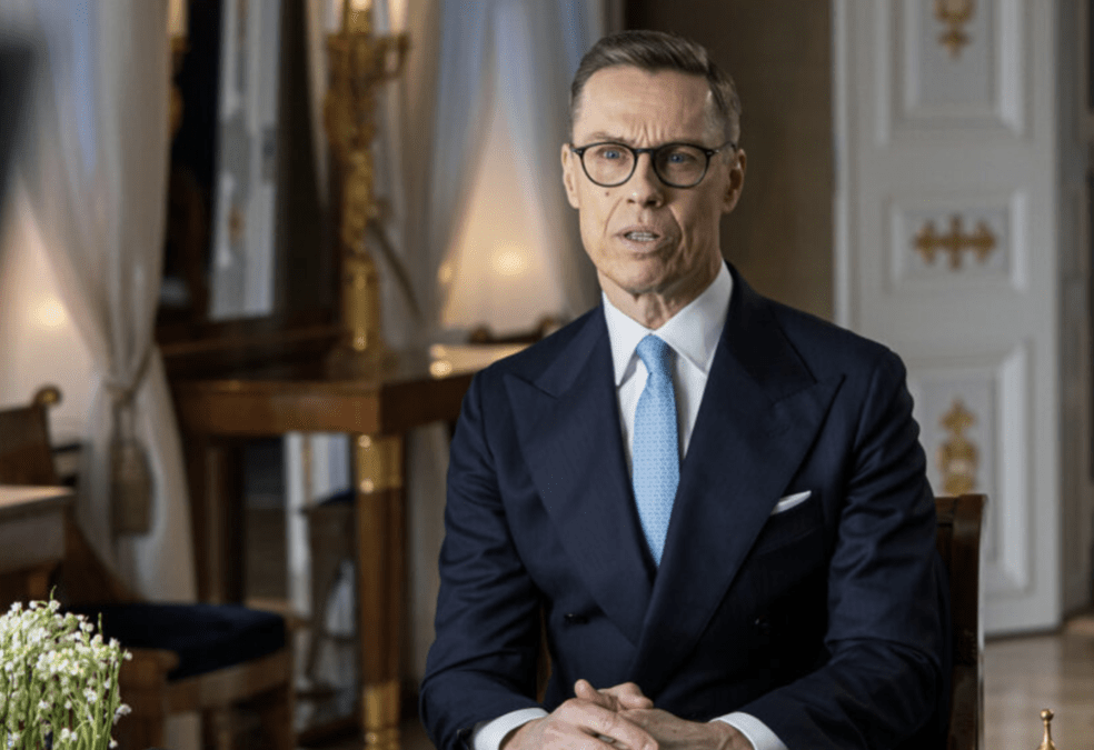 Republikens presidents nyårstal: Alexander Stubb den 1 januari 2025.